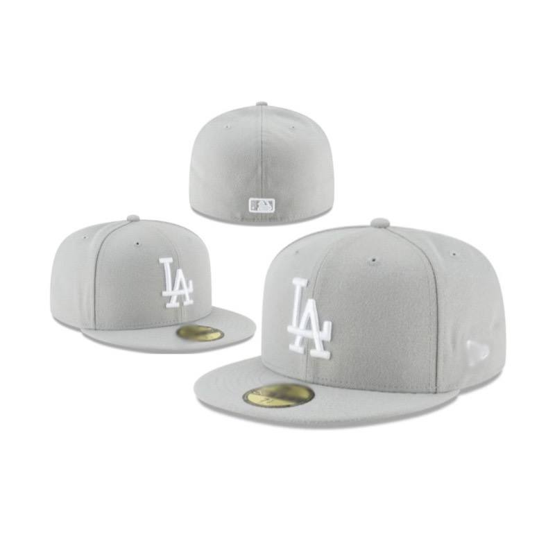 Foreign trade MLB classic baseball flat brim cap (LA) American sports league closed cap fashion size flat brim cap cross-border