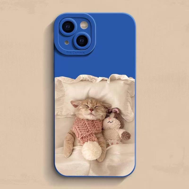 Quilt cat suitable for Apple mobile phone