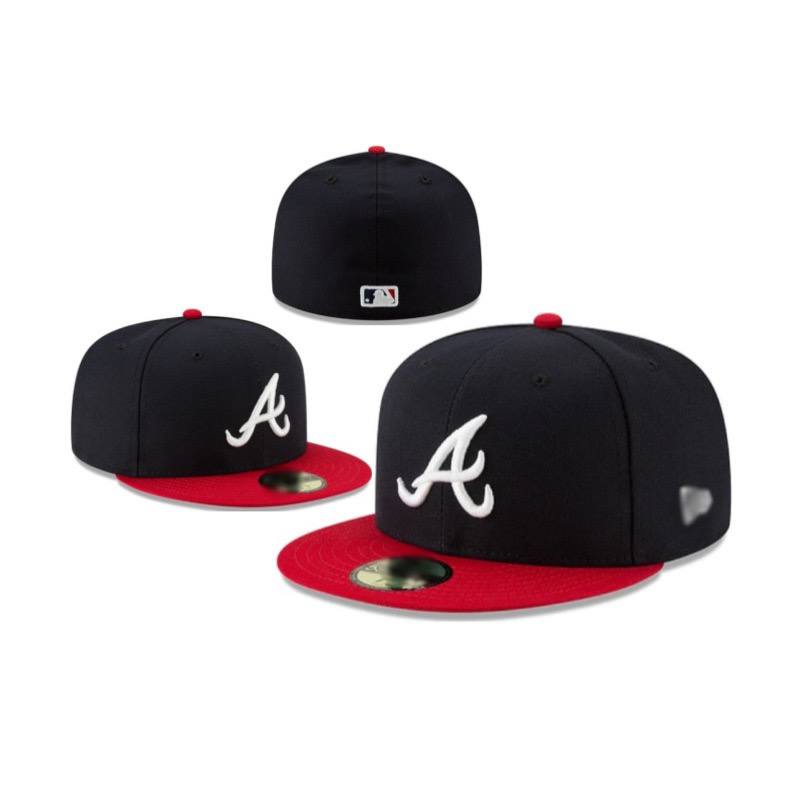 Foreign trade MLB classic baseball flat brim cap (A) American sports league closed cap fashion size flat brim cap cross-border