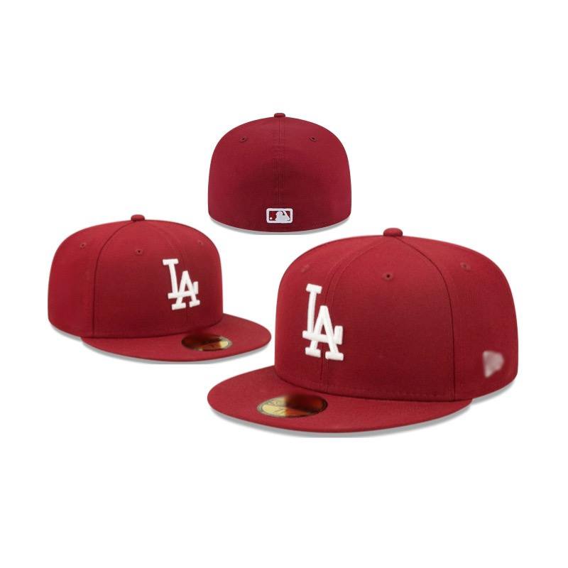 Foreign trade MLB classic baseball flat brim cap (LA) American sports league closed cap fashion size flat brim cap cross-border