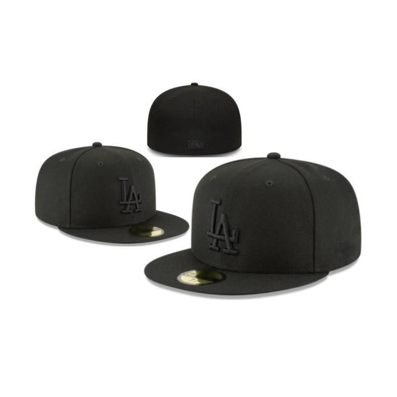 Foreign trade MLB classic baseball flat brim cap (LA) American sports league closed cap fashion size flat brim cap cross-border