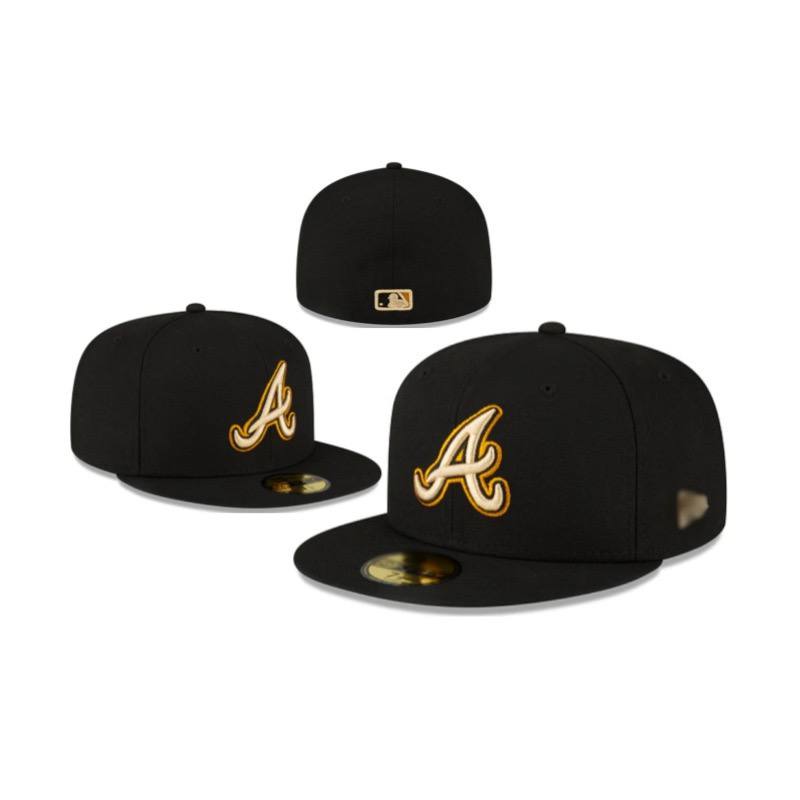 Foreign trade MLB classic baseball flat brim cap (A) American sports league closed cap fashion size flat brim cap cross-border