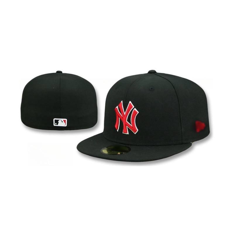 Foreign trade MLB classic baseball flat brim cap (NY) American sports league closed cap fashion size flat brim cap cross-border A