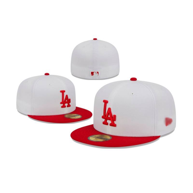 Foreign trade MLB classic baseball flat brim cap (LA) American sports league closed cap fashion size flat brim cap cross-border