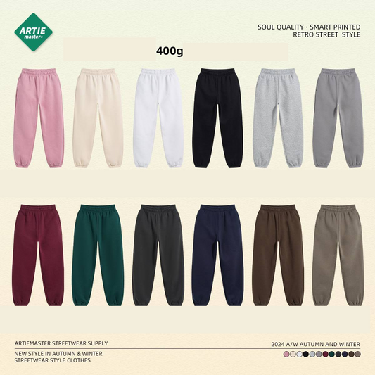 2025 Winter Polar Fleece 400g Plush Thickened Casual Men's Trousers Drawstring Loose Fashion Brand Men's and Women's Trousers (limited)