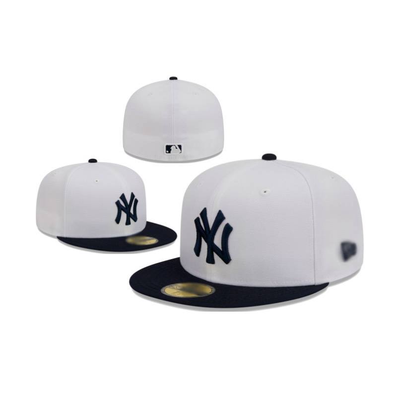 Foreign trade MLB classic baseball flat brim cap (NY) American sports league closed cap fashion size flat brim cap cross-border A
