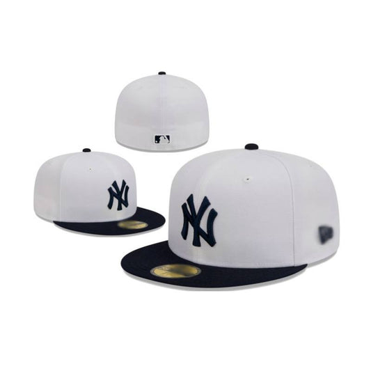 Foreign trade MLB classic baseball flat brim cap (NY) American sports league closed cap fashion size flat brim cap cross-border A