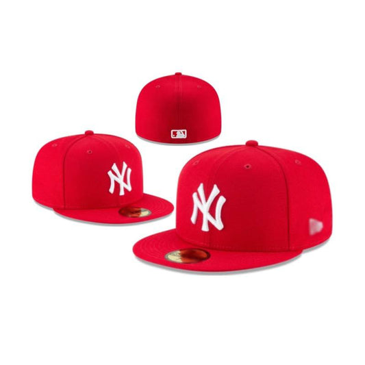 Foreign trade MLB classic baseball flat brim cap (NY) American sports league closed cap fashion size flat brim cap cross-border B