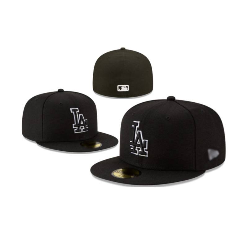 Foreign trade MLB classic baseball flat brim cap (LA) American sports league closed cap fashion size flat brim cap cross-border