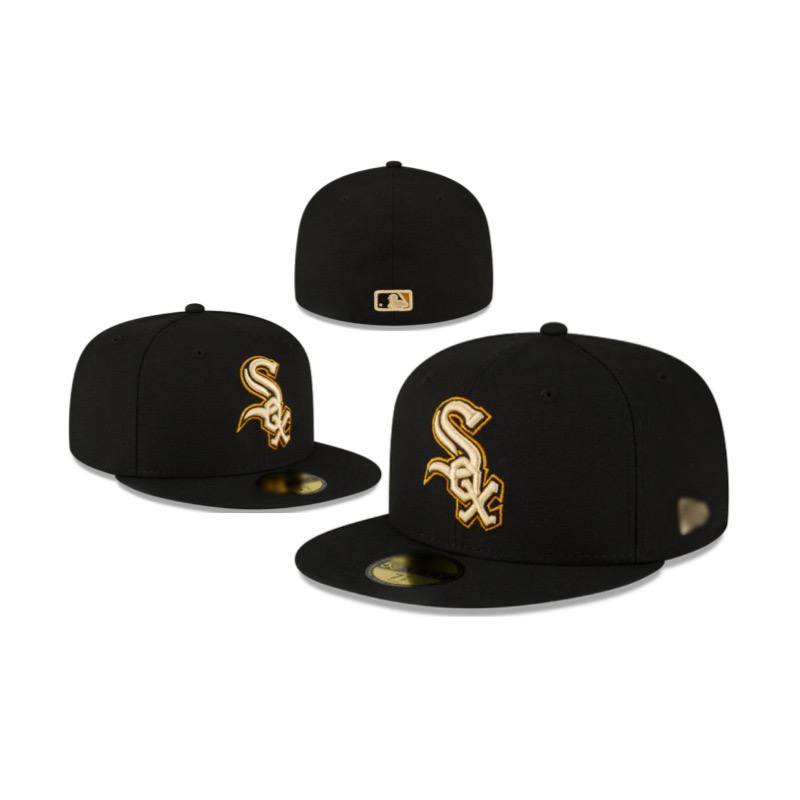 Foreign trade MLB classic baseball flat brim cap (Sex) American sports league closed cap fashion size flat brim cap cross-border