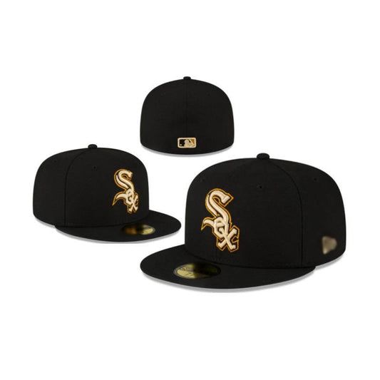 Foreign trade MLB classic baseball flat brim cap (Sex) American sports league closed cap fashion size flat brim cap cross-border