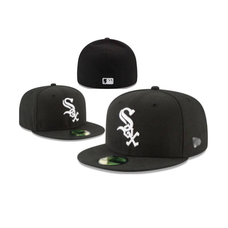 Foreign trade MLB classic baseball flat brim cap (Sex) American sports league closed cap fashion size flat brim cap cross-border
